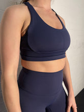 Load image into Gallery viewer, BLUEBERRY SPORTS BRA