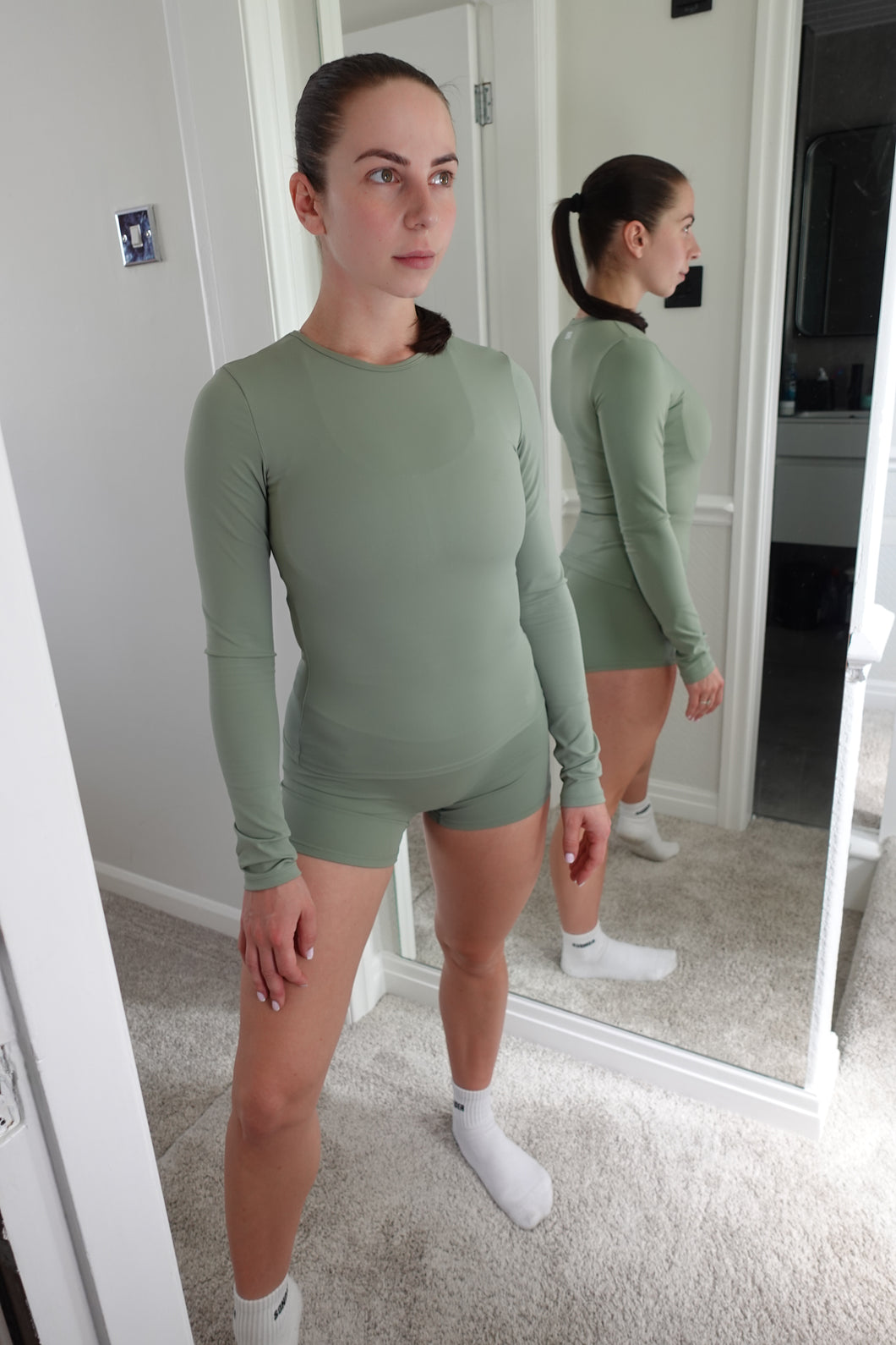 SAGE LUXE LONG SLEEVE TOP