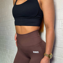 Load image into Gallery viewer, BLACK SPORTS BRA
