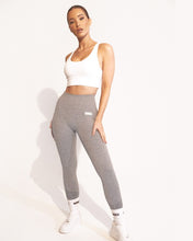 Load image into Gallery viewer, GREY SCULPT LEGGINGS
