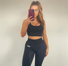 Load image into Gallery viewer, BLACK SCULPT LEGGINGS
